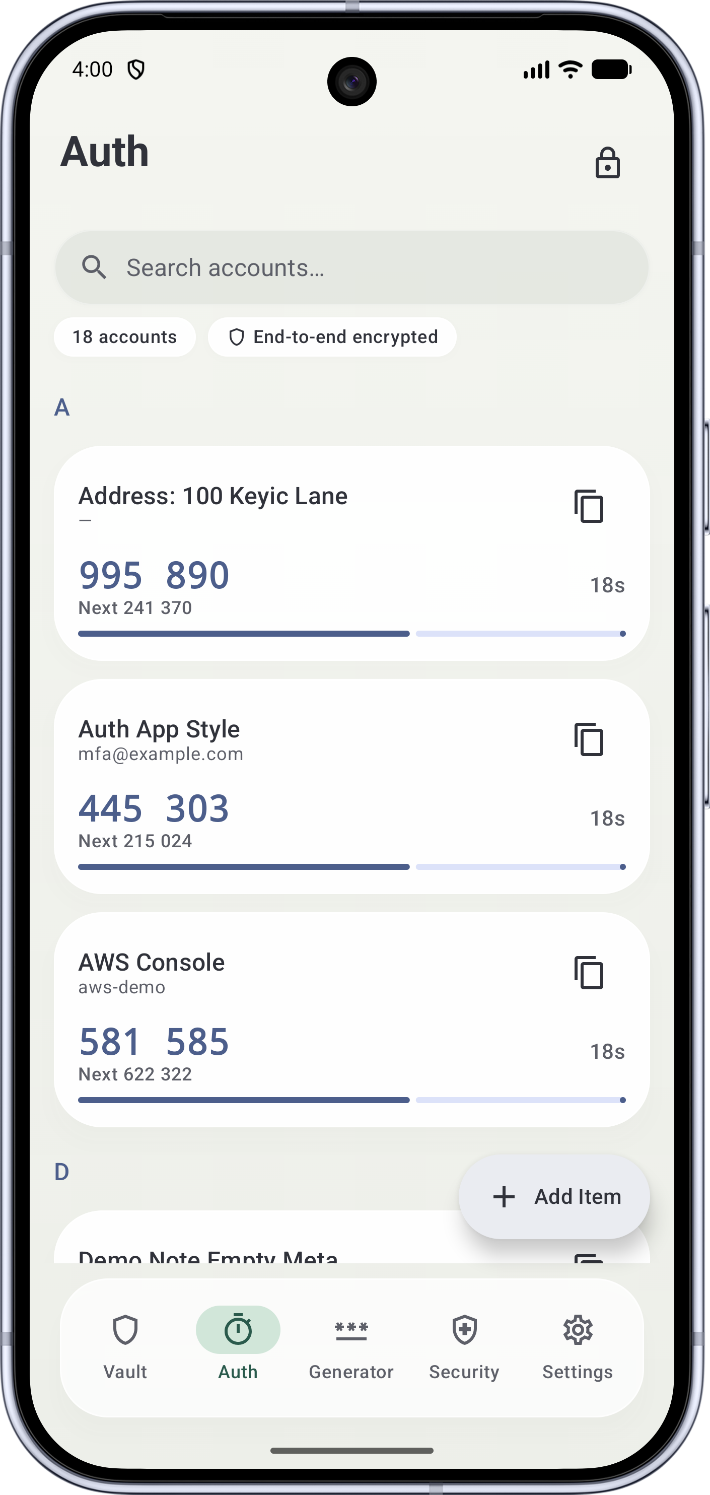 Keyic authenticator